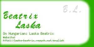 beatrix laska business card